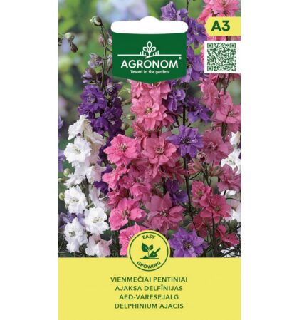 Tähklille seemned (Delphinium ajacis)