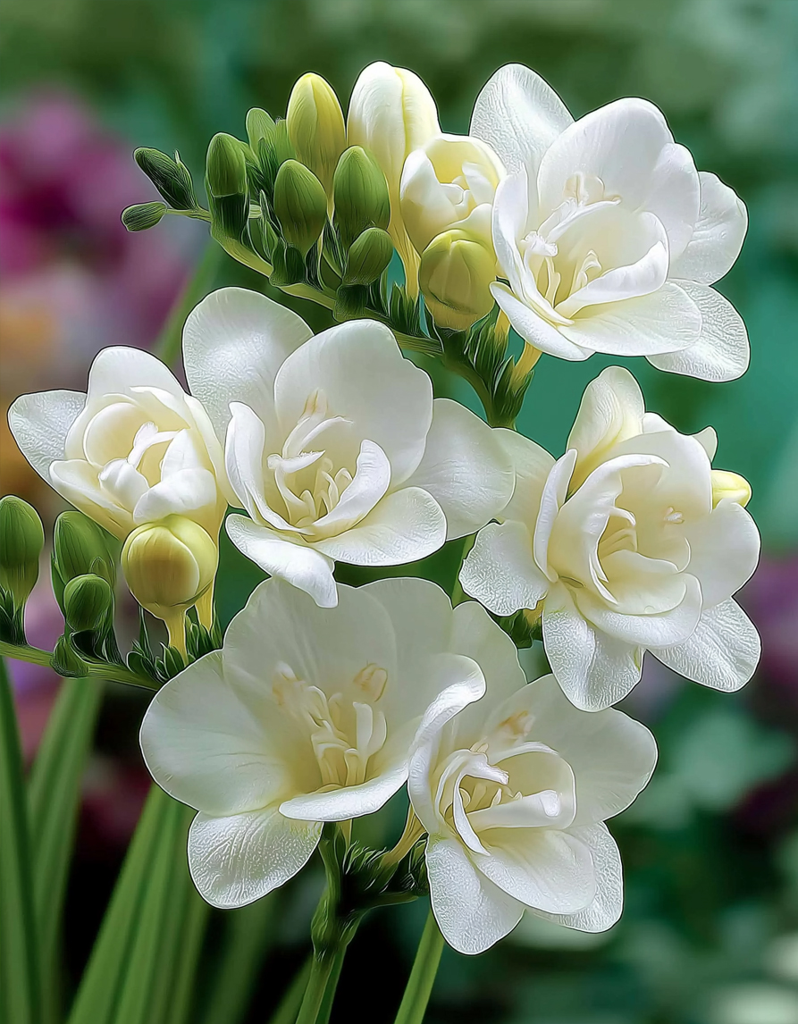 Valgete suvelillede segupakk – 125 tk - Image 3